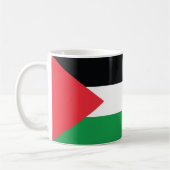 Palestine Flag コーヒーマグカップ (左)
