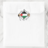 Palestine Flag for Palestinian スクエアシール (バッグ)