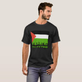 palestine free! tシャツ (正面フル)