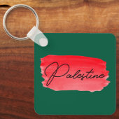 Palestine Gaza Free キーホルダー (正面)