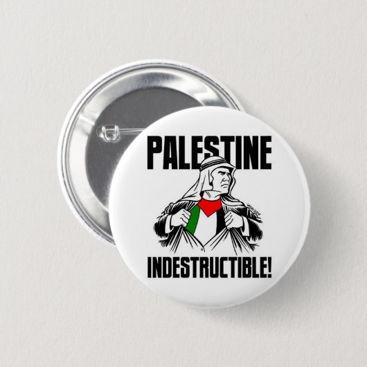 Palestine_Indestructible_by_Latuff2 缶バッジ (正面&裏面)