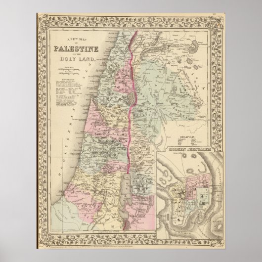 Palestine, Jerusalem ポスター (正面)
