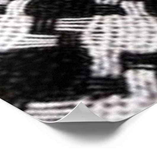 Palestine Scarf with Map Poster ポスター (角)