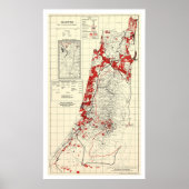 Palestine Village Map 1949 ポスター (正面)