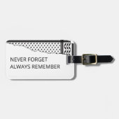 Palestine: We are Human, We are Equal ラゲッジタグ (正面横)