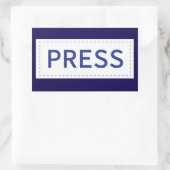 Palestine: We are Human, We are Equal 長方形シール (バッグ)