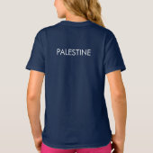 Palestine: We are Human, We are Equal Tシャツ (裏面)