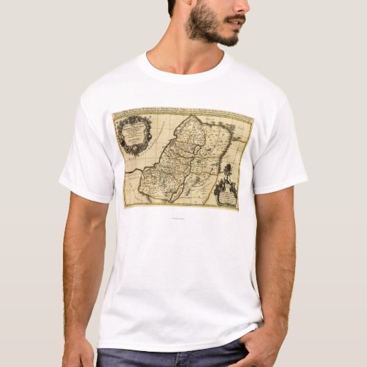 PalestinePanoramic MapPalestine 2 Tシャツ (正面)
