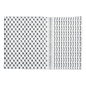 Palestinian Arabic Kufiya Pattern Customized 枕カバー (裏面)