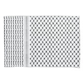 Palestinian Arabic Kufiya Pattern Customized 枕カバー (正面)