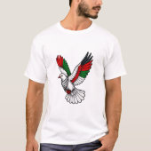 Palestinian Dove of Peace – Freedom and Hope Tシャツ (正面)