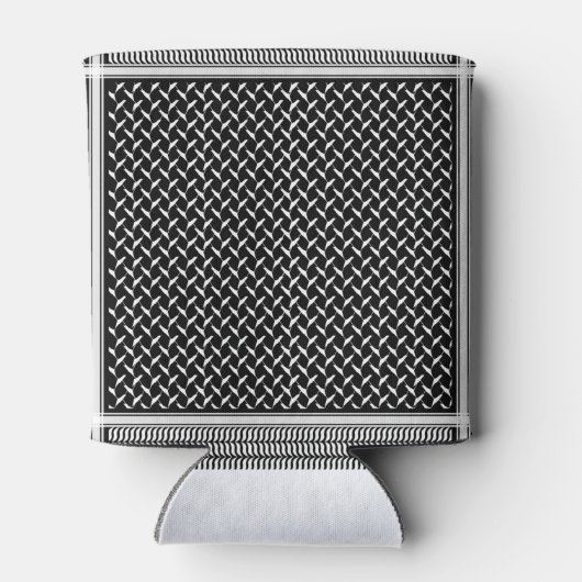 Palestinian Keffiyeh 缶クーラー (裏面)
