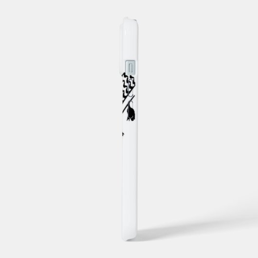 Palestinian Keffiyeh Pattern iPhone 15ケース (左側面)