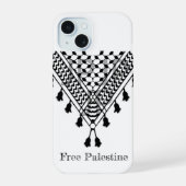 Palestinian Keffiyeh Pattern iPhone 15ケース (裏面)