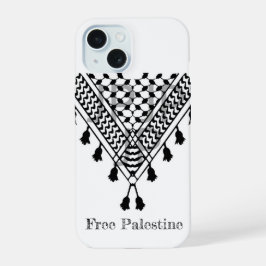 Palestinian Keffiyeh Pattern iPhone 15ケース