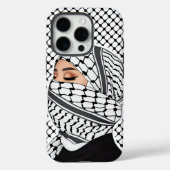 Palestinian Keffiyeh Pattern Phone Case for her Case-Mate iPhoneケース (裏面)