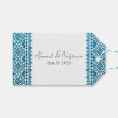 Palestinian Tatreez Print Gift Tags ギフトタグ (正面(横))