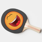 Paleta de ping pong con emoji. 卓球ラケット (横)