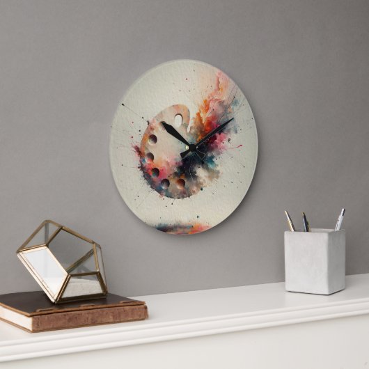 Palette of Creation  ラージ壁時計 (オフィス)