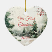 Palette Personalized Photo Design セラミックオーナメント (裏面)