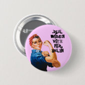 PALINのための本当の女の投票 缶バッジ (正面&裏面)