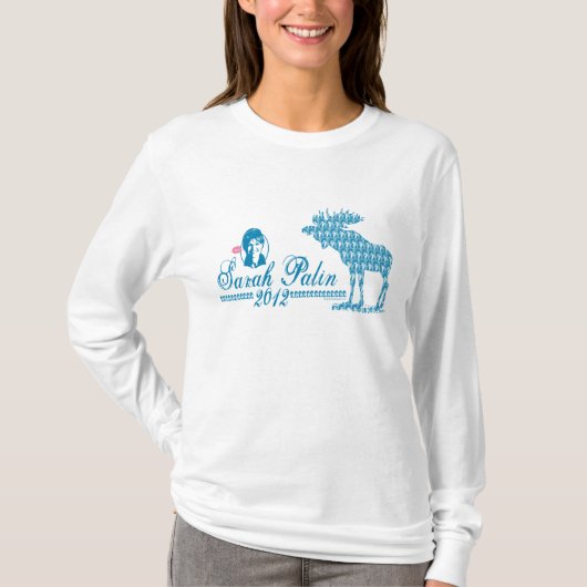 Palinのアメリカヘラジカの2012年のワイシャツ Tシャツ (正面)