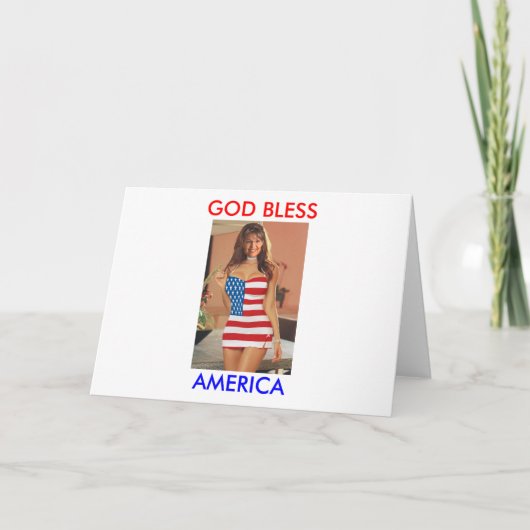 Palinの招待状カード(サラ・ペイリン氏のTシャツのTシャツ カード (正面)