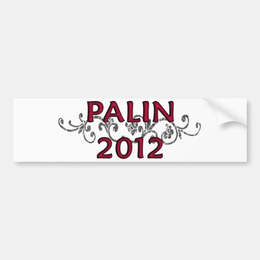 Palinの2012年のつる植物のバンパーステッカー バンパーステッカー (正面)