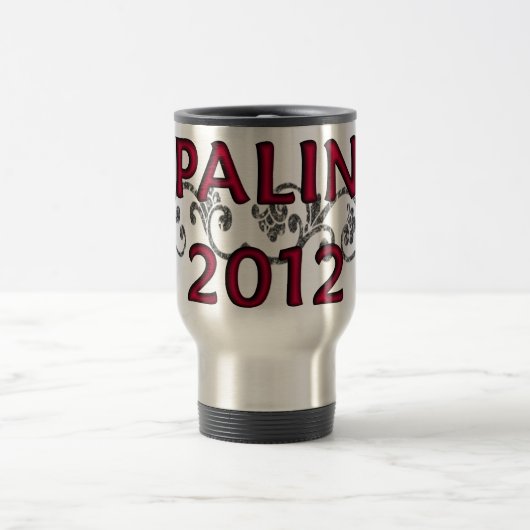 Palinの2012年のつる植物旅行コーヒー・マグ トラベルマグ (中央)