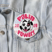 Palin力のサッカーのお母さん 缶バッジ (インサイチュ)
