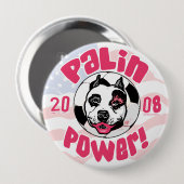 Palin力のサッカーのお母さん 缶バッジ (正面&裏面)