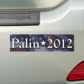 Palin 2012のバンパーステッカー バンパーステッカー (車上)