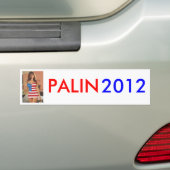 Palin 2012のバンパーステッカー バンパーステッカー (車上)