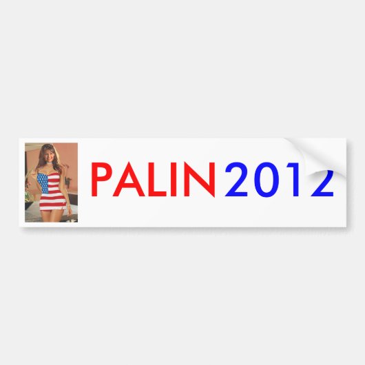 Palin 2012のバンパーステッカー バンパーステッカー (正面)