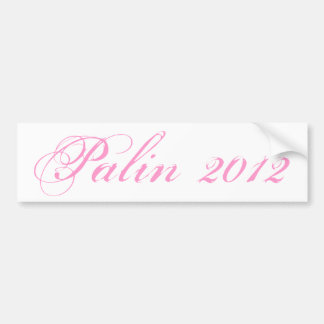 Palin 2012年の(ピンクの)バンパーステッカー バンパーステッカー