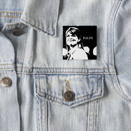 Palin b/w Pin 缶バッジ (インサイチュ)