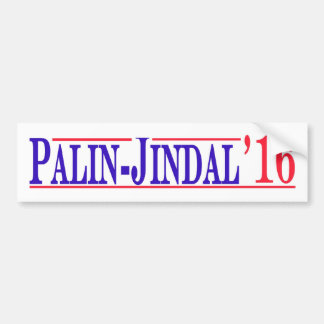 Palin - Jindal 2016年! バンパーステッカー