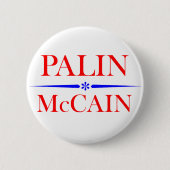 Palin Mccain 缶バッジ (正面)