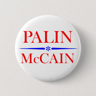 Palin Mccain 缶バッジ