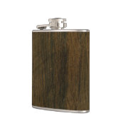 Palisanderベニヤのリオスキャンされた木のシタンを実在して下さい フラスク (左)