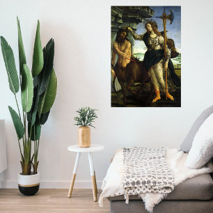 Pallas and the Centaur by Sandro Botticelli ポスター