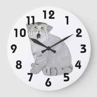 Pallas Cat Clock ラージ壁時計