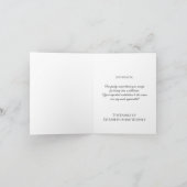 Pallbearer Thank You Card Photo in Arch Black サンキューカード (内部)