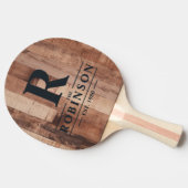 Pallet Wood Boards Family Name & Initial 卓球ラケット (横)