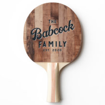 Pallet Wood Boards Retro Family Name & Year