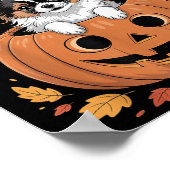 Pallon Costume On Pumpkin Halloween Pallon  ポスター (角)