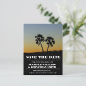Palmタイポグラフィ日付カードの保存 案内ポストカード (スタンド正面)