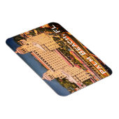 Palmビーチ(フロリダ州) -ヴィンテージスカイライン写真 マグネット (右側)