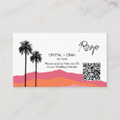 Palm春モダンRsvpエンクロージャカード エンクロージャーカード (正面)