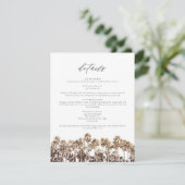 PALM春ヴィンテージPalm Trees詳細カード 招待状 (スタンド正面)